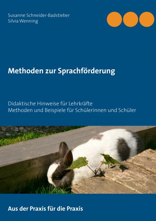 Cover of the book Methoden zur Sprachförderung by Susanne Schneider-Badstieber, Silvia Wenning, Books on Demand