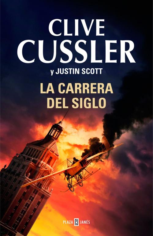 Cover of the book La carrera del siglo (Isaac Bell 4) by Clive Cussler, Justin Scott, Penguin Random House Grupo Editorial España