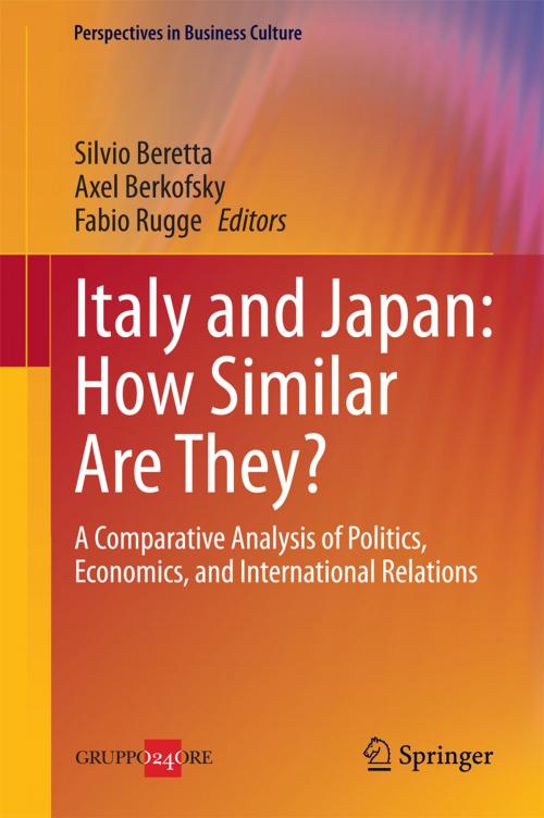 Cover of the book Italy and Japan: How Similar Are They? by , Springer Milan