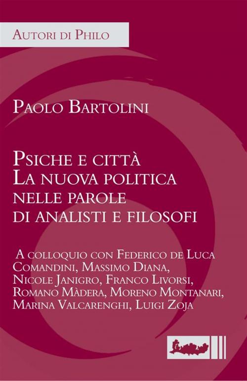 Cover of the book Psiche e città by Paolo Bartolini, IPOC Italian Path of Culture