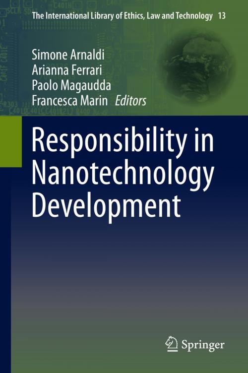 Cover of the book Responsibility in Nanotechnology Development by , Springer Netherlands