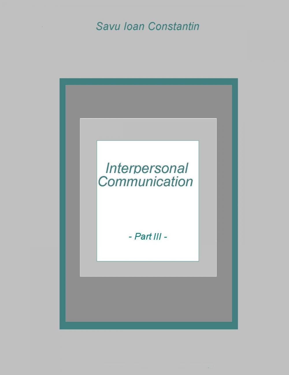 Big bigCover of Interpersonal Communication III