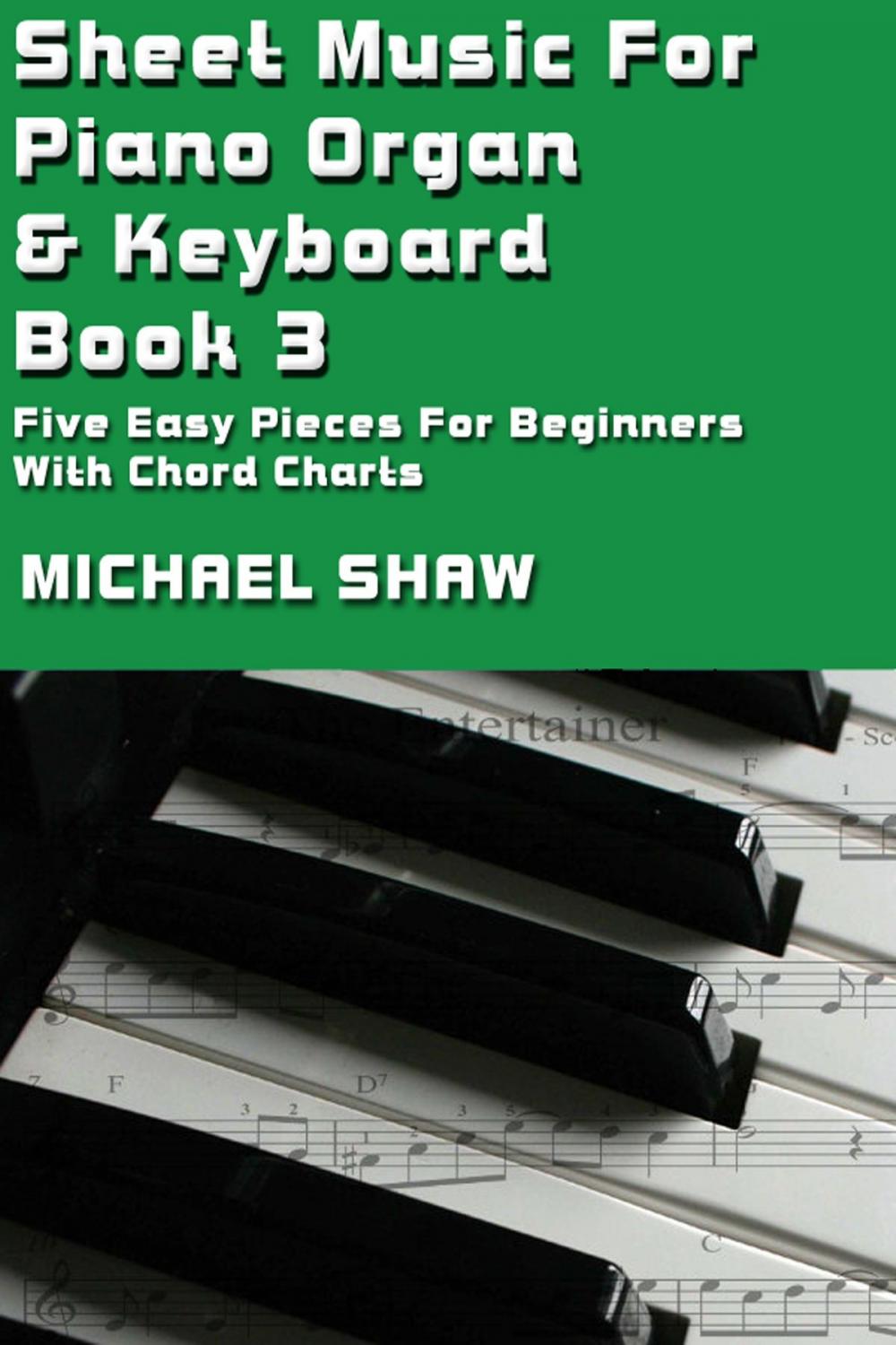 Big bigCover of Sheet Music For Piano Organ & Keyboard: Book 3