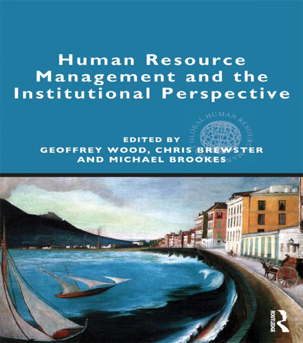 Big bigCover of Human Resource Management and the Institutional Perspective