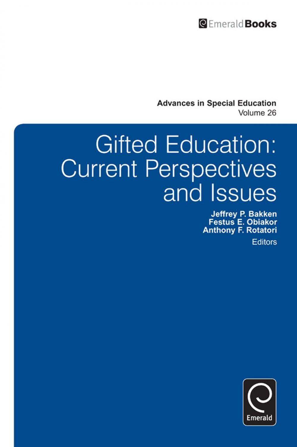 Big bigCover of Gifted Education