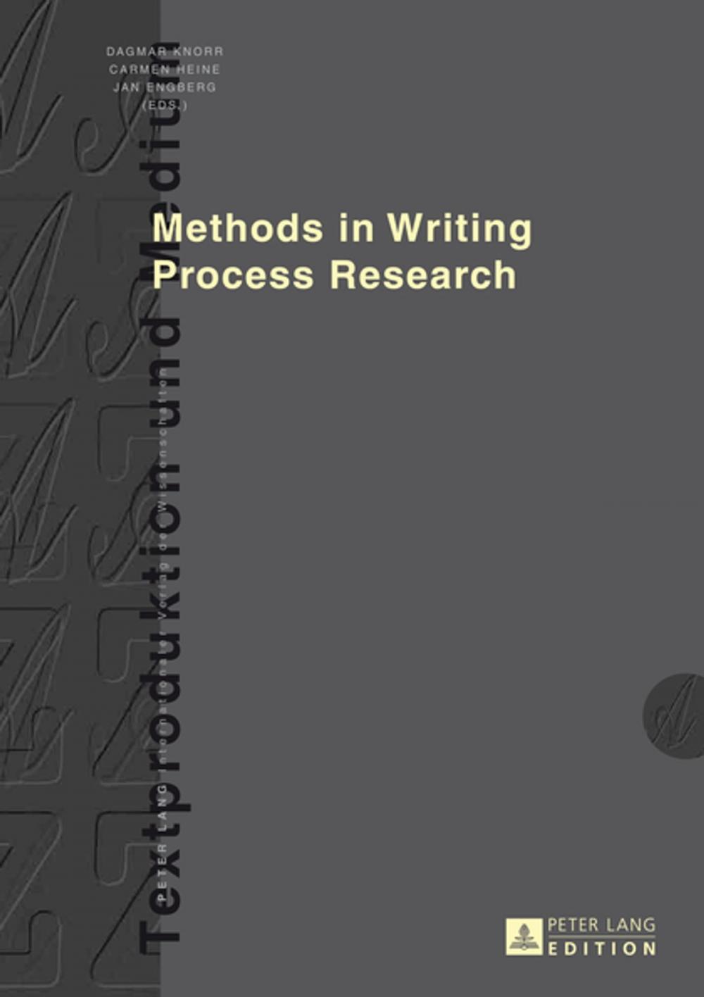 Big bigCover of Methods in Writing Process Research