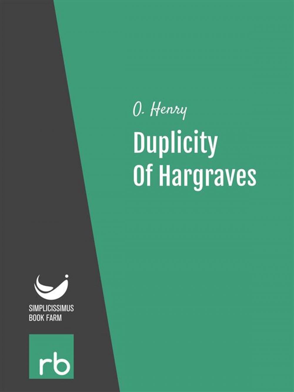 Big bigCover of Duplicity Of Hargraves (Audio-eBook)