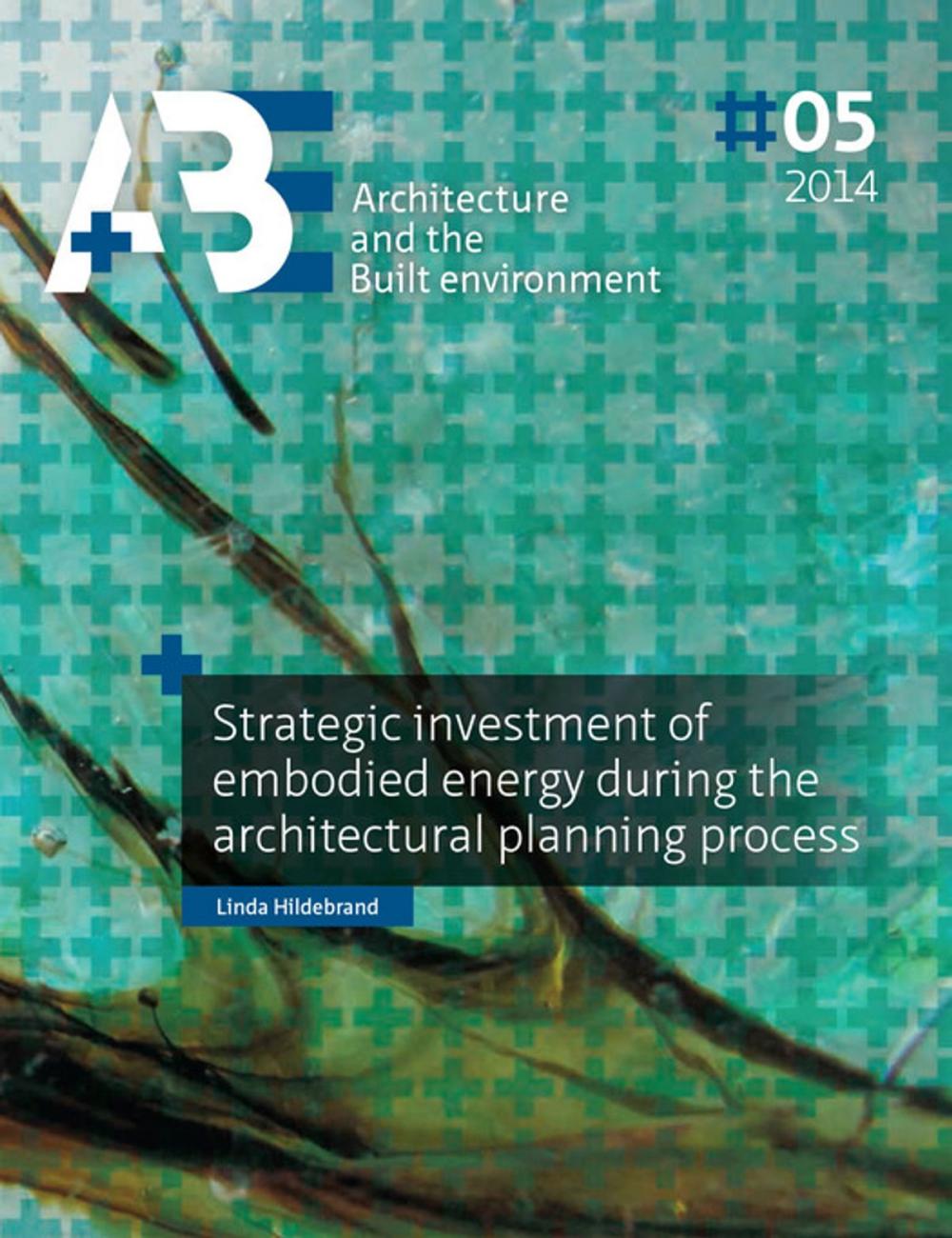 Big bigCover of Strategic investment of embodied energy during the architectural planning process