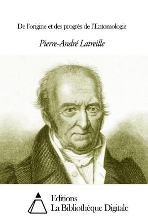 Cover of the book De l’origine et des progrès de l’Entomologie by Alphonse de Lamartine
