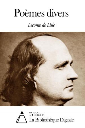 Cover of the book Poèmes divers by Léon Gozlan