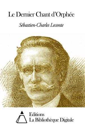 Cover of the book Le Dernier Chant d’Orphée by Rodolphe Töpffer