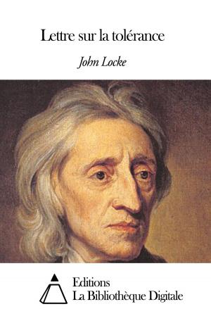 Cover of the book Lettre sur la tolérance by J.-H. Rosny aîné