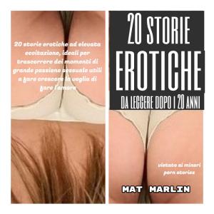 Book cover of 20 storie erotiche da leggere dopo i 20 anni (porn stories)