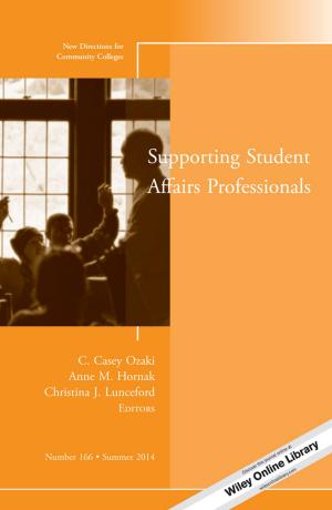 Cover of the book Supporting Student Affairs Professionals by Peter Oborn