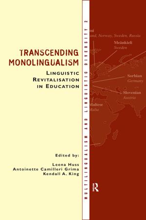 Cover of the book Transcending Monolingualism: Linguistic Revitalization in Education by Maria Beatriz Nizza da Silva