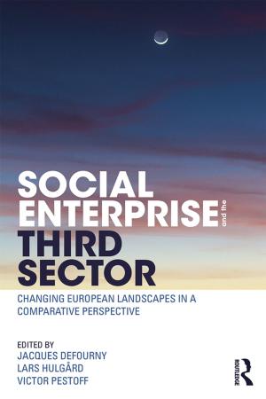 Cover of the book Social Enterprise and the Third Sector by Rita Jordan, Glenys Jones