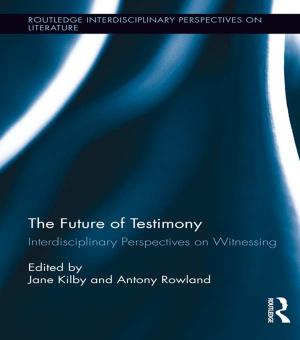 Cover of the book The Future of Testimony by R.E. Vance