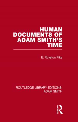 Book cover of Human Documents of Adam Smith's Time