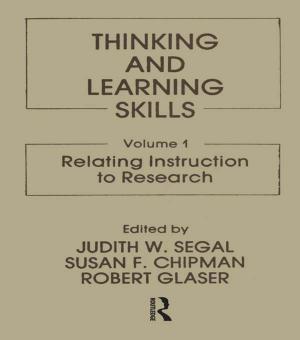 Cover of the book Thinking and Learning Skills by Michal Shamir