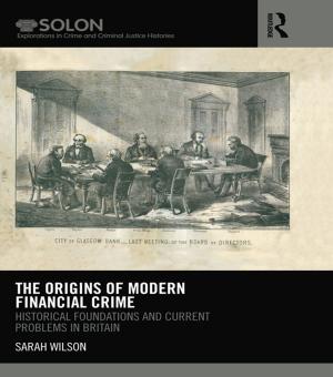 Cover of the book The Origins of Modern Financial Crime by Jordan