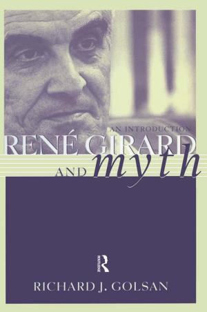 Cover of the book Rene Girard and Myth by George A. MacLean