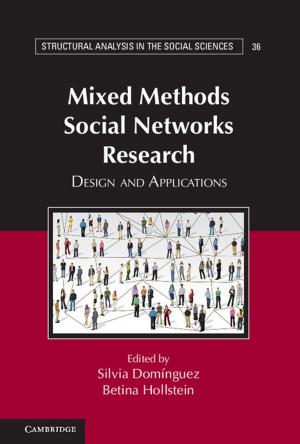 Cover of the book Mixed Methods Social Networks Research by Ross G. Forman