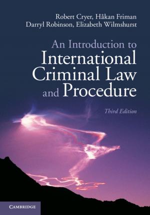 bigCover of the book An Introduction to International Criminal Law and Procedure by 