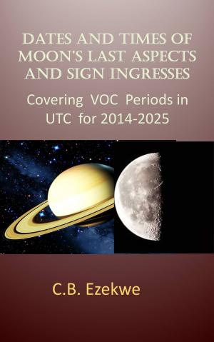 Cover of the book Dates and Times of Moon's Last Aspects and Sign Ingresses: Covering Void of Course Periods for 2014-2025 by Joseph A. Mudder