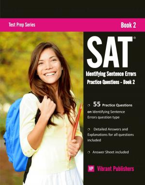 Book cover of SAT Writing: Identifying Sentence Errors Practice Questions – Book 2