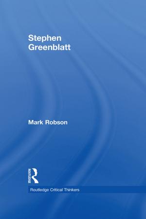Cover of the book Stephen Greenblatt by Louis Arnaud Reid