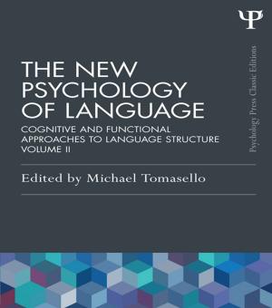 Cover of the book The New Psychology of Language by W.J. Prendergast