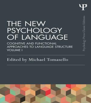 Cover of the book The New Psychology of Language by Alan Campbell, Nina Fishman