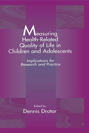 Cover of the book Measuring Health-Related Quality of Life in Children and Adolescents by Nicholas Tarling
