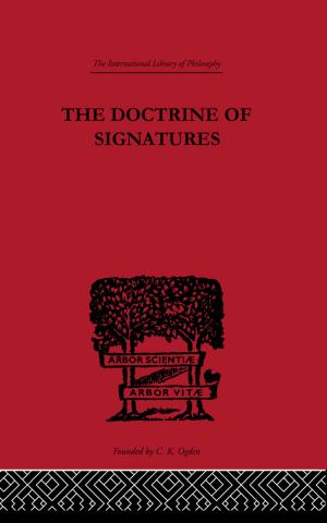 Cover of the book The Doctrine of Signatures by Massimo De Carolis