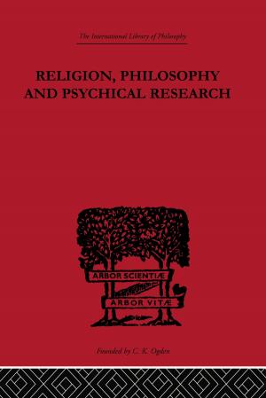 Cover of the book Religion, Philosophy and Psychical Research by Christian Gostečnik