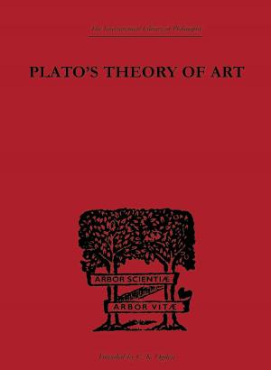 Cover of the book Plato's Theory of Art by David A. Dyker