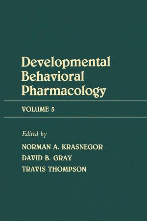 Cover of the book Advances in Behavioral Pharmacology by P.J.D. Wiles