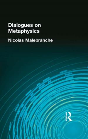 Cover of the book Dialogues on Metaphysics by Gillian Reynolds