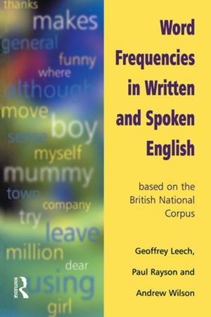 Book cover of Word Frequencies in Written and Spoken English