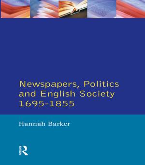 Cover of Newspapers and English Society 1695-1855