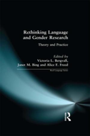 Cover of the book Rethinking Language and Gender Research by Alice McLean