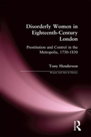 Book cover of Disorderly Women in Eighteenth-Century London