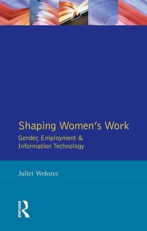 Cover of the book Shaping Women's Work by Ole Jacob Madsen