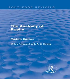 Cover of the book The Anatomy of Poetry (Routledge Revivals) by Daniel A. Wagner