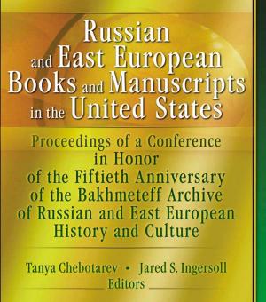 Cover of the book Russian and East European Books and Manuscripts in the United States by Diane Gibson