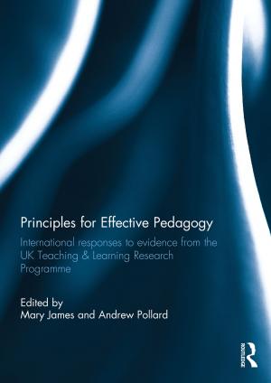 Cover of the book Principles for Effective Pedagogy by Bernard Mendiburu