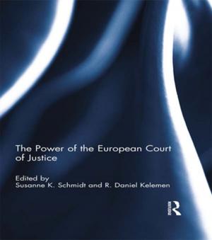 Cover of the book The Power of the European Court of Justice by Walter J. Matweychuk, Windy Dryden