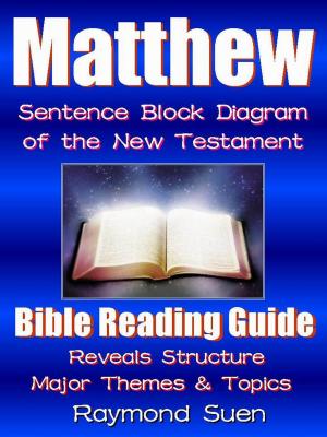 Book cover of Matthew - Bible Reading Guide with Sentence Block Diagram - Structure & Theme