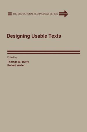 Cover of the book Designing Usable Texts by David P. Clark, Nanette J. Pazdernik