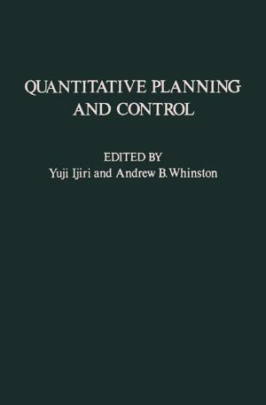 Cover of the book Quantitative Planning and Control by 
